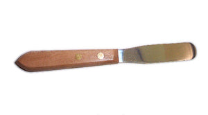 4" Wood Handle Spatula with Round comparable to  Fisherbrand™ Economy Lab Spatula