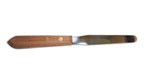 5" Wood Handle Spatula with Tapered Blade